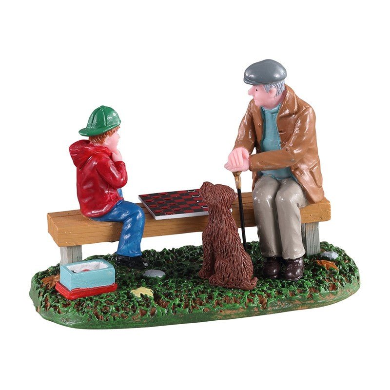 Soggetto giocando con il nonno | Lemax - Perrone Shop