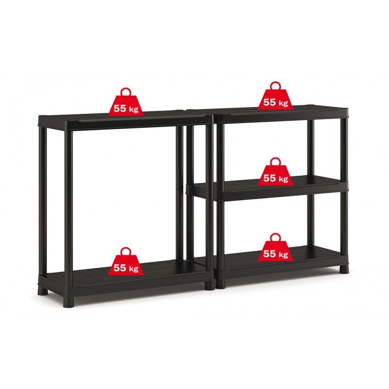 Scaffali in plastica 5 ripiani Keter