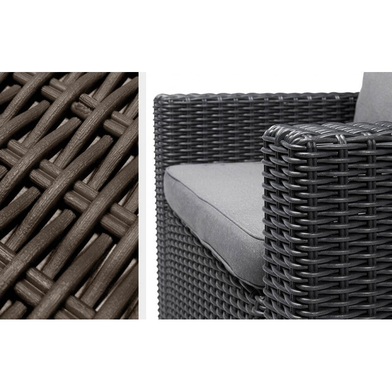 Coppia di poltrone California con cuscino | Keter