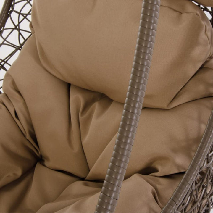 Poltrona Pensile Rattan con cuscino Verdelook