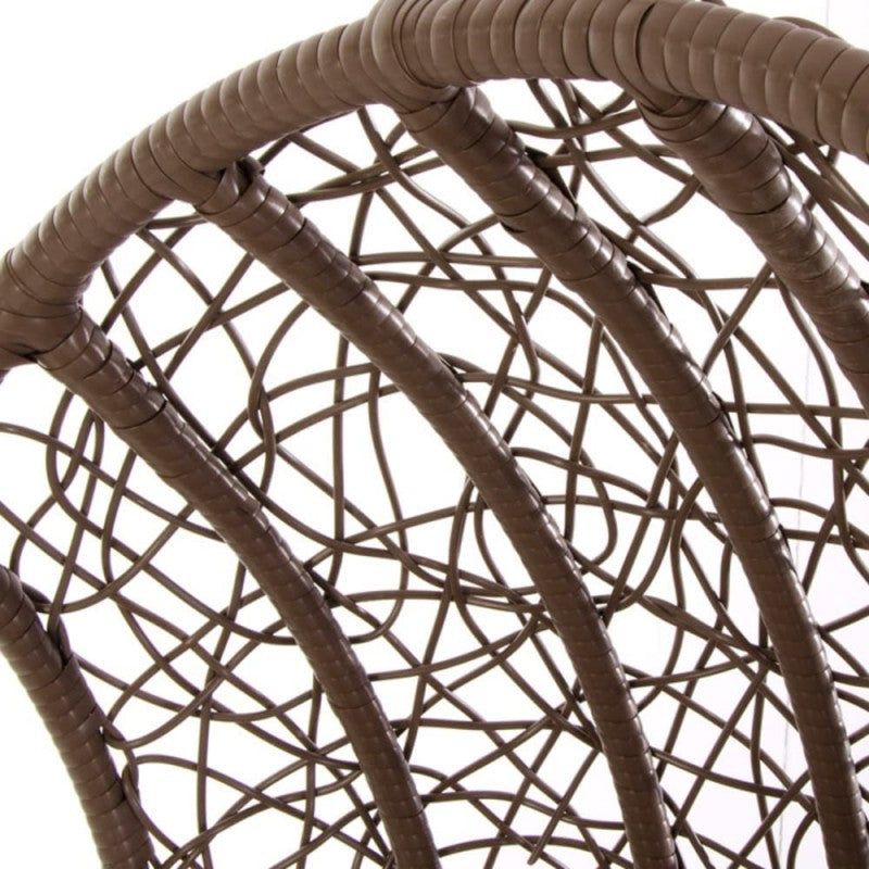 Poltrona Pensile Rattan con cuscino Verdelook