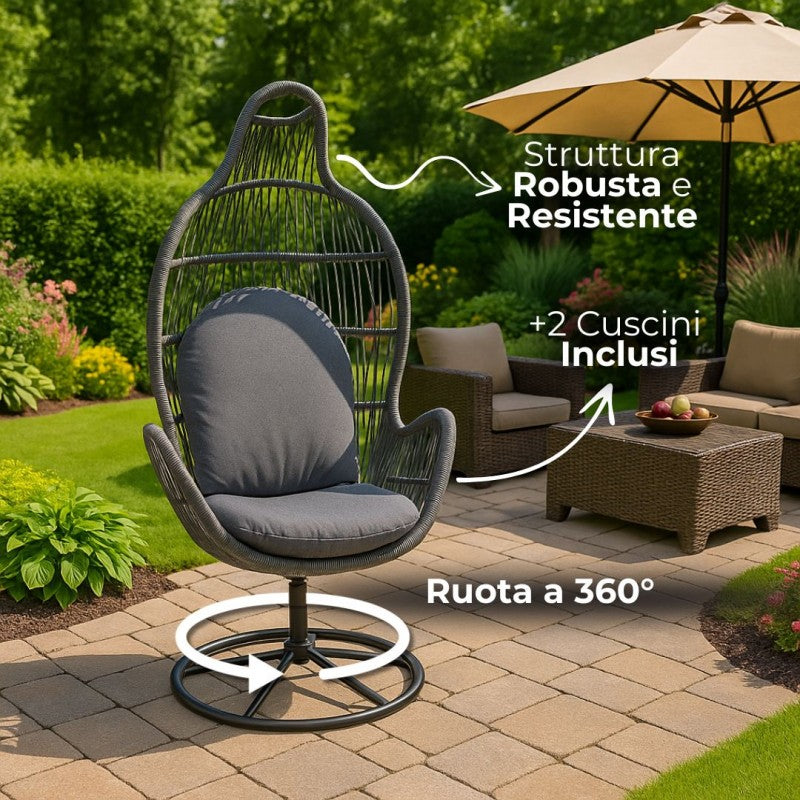 Poltrona Rotante Rosmary