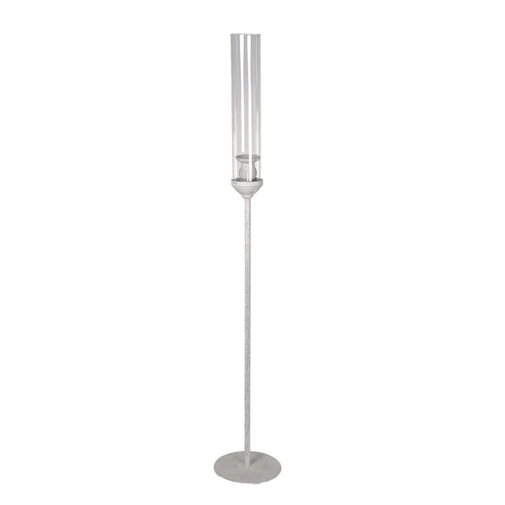 Portacandela Bianco D.15x94cm