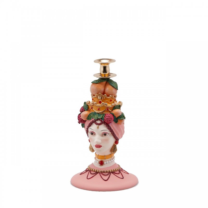 Portacandela Sicily Poly H31 Cm