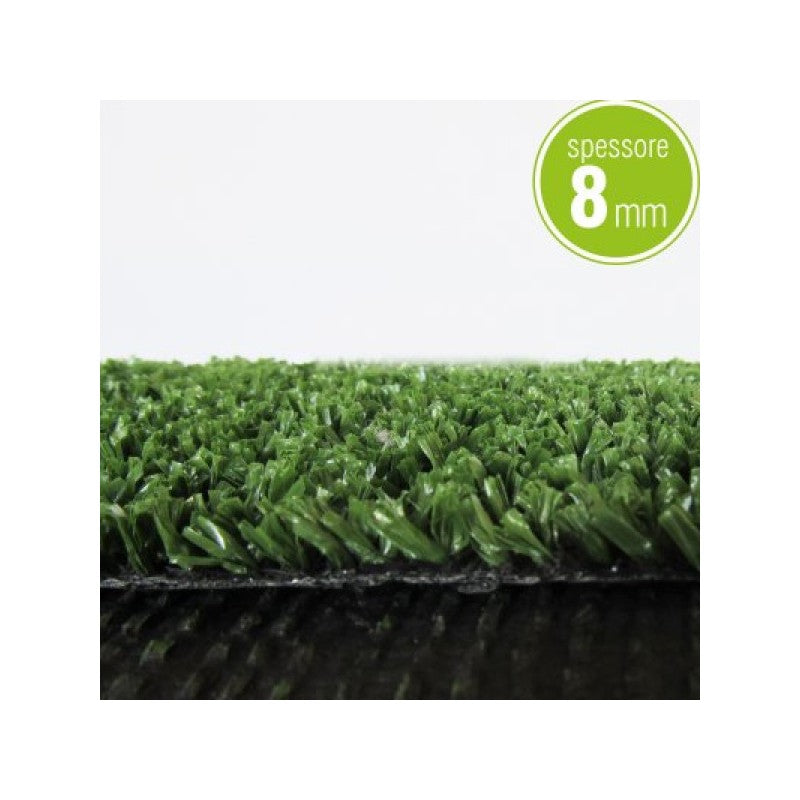 Prato sintetico sempreverde 8mm 2x25mt