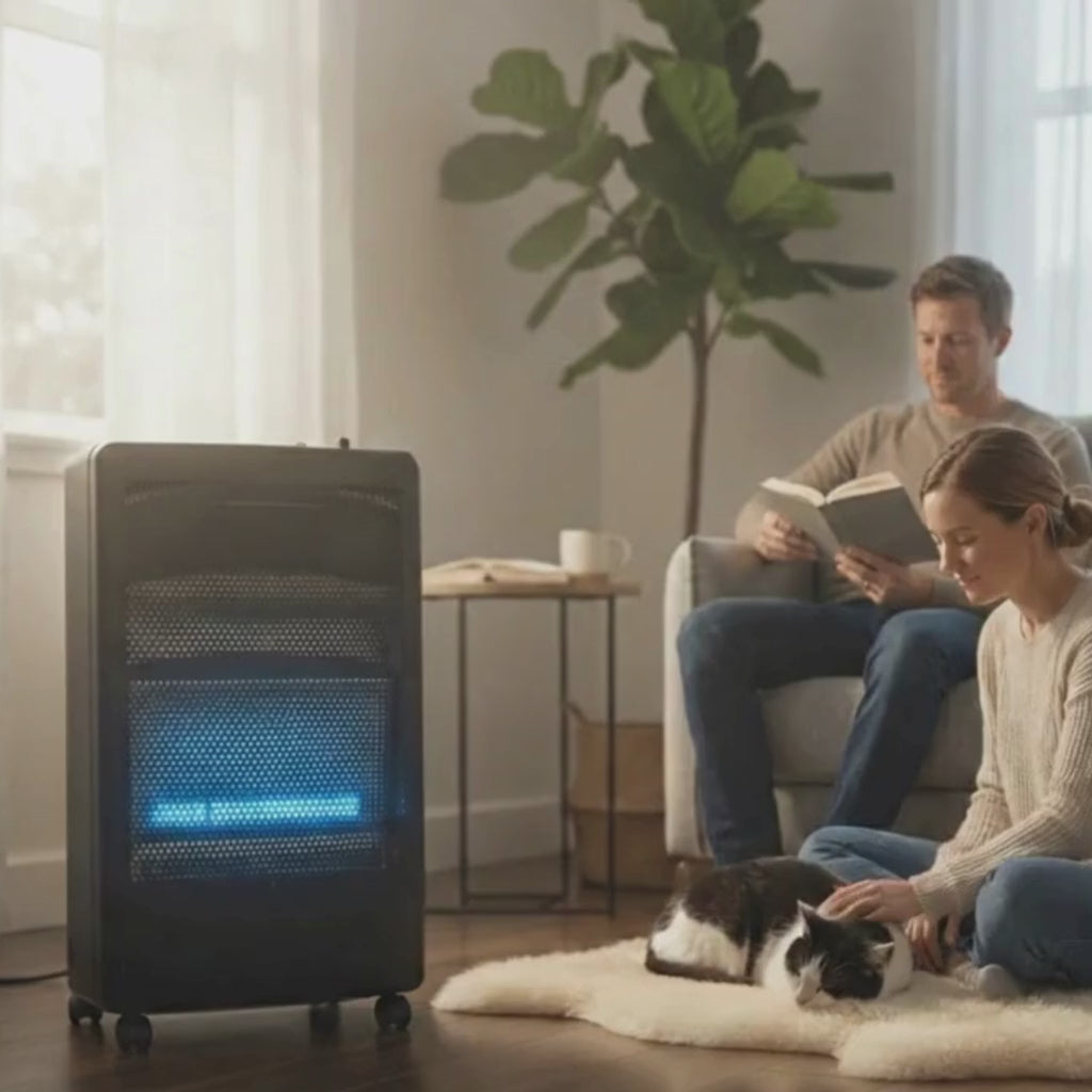 STUFA GPL  PIEGHIEVOLE BLU EMOTION  2,5KW-3,8KW