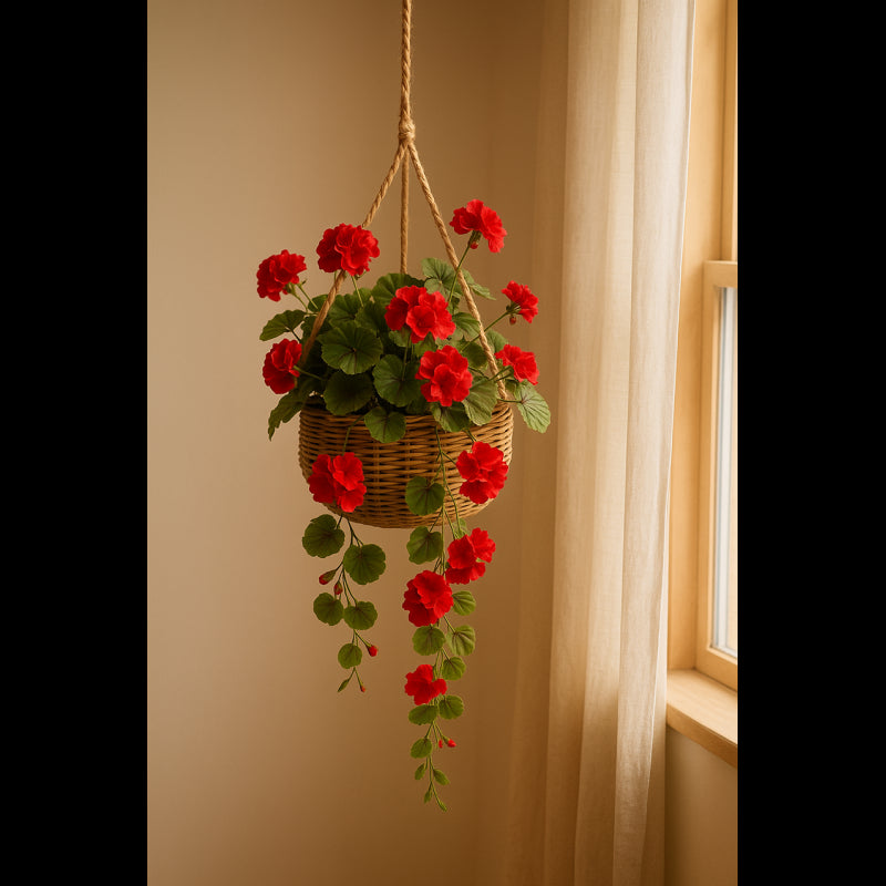 Pianta Artificiale Prix Geranio Cadente altezza 75cm |EDG