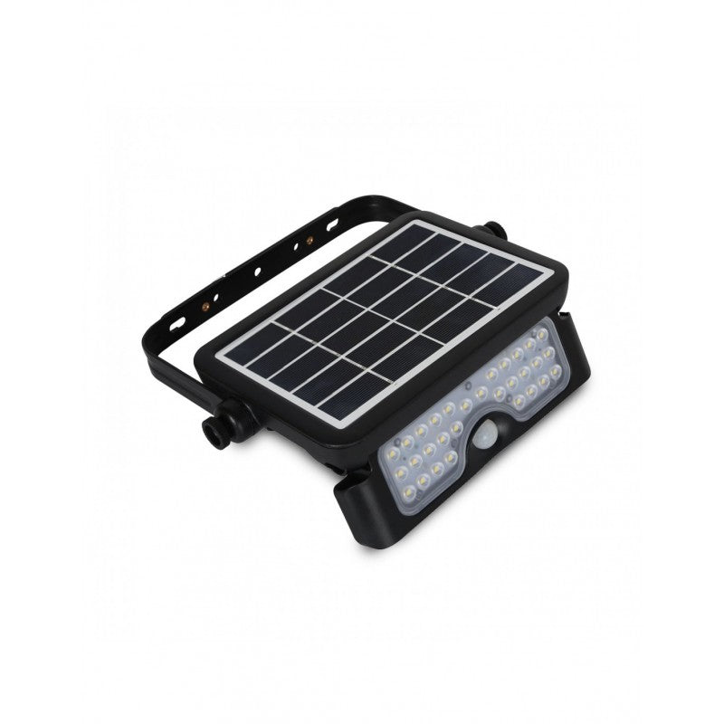 Proiettore Solare 500lm 5w 4000k Nero