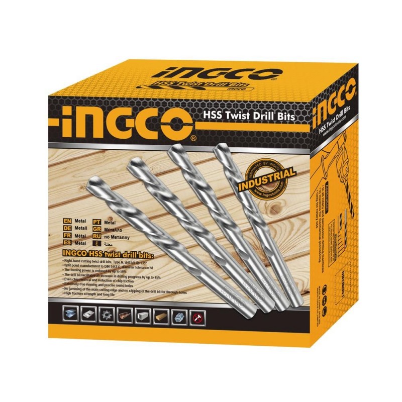 Punte M2 HSS Ingco 5x86 mm 10pz