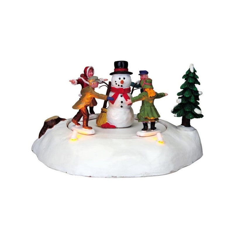 Pupazzo di neve con bambini - Lemax