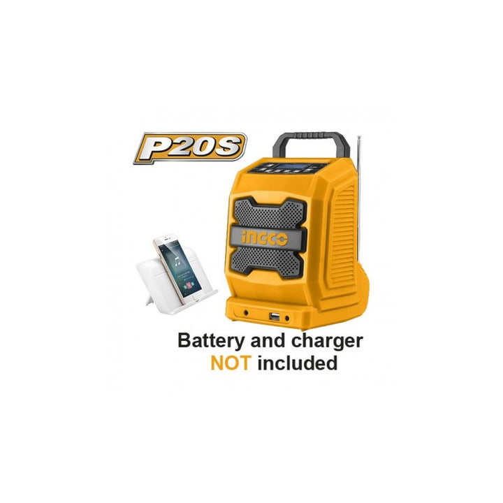 Radio a batteria Ingco 20 v
