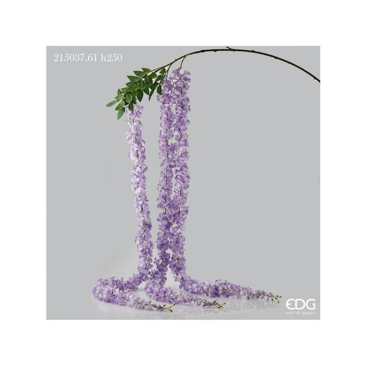 Ramo artificiale Glicine Chic Lavanda h250cm | Enzo De Gasperi