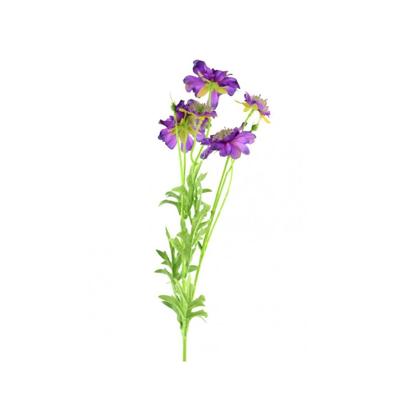 Ramo artificiale Scabiosa 65h cm EDG