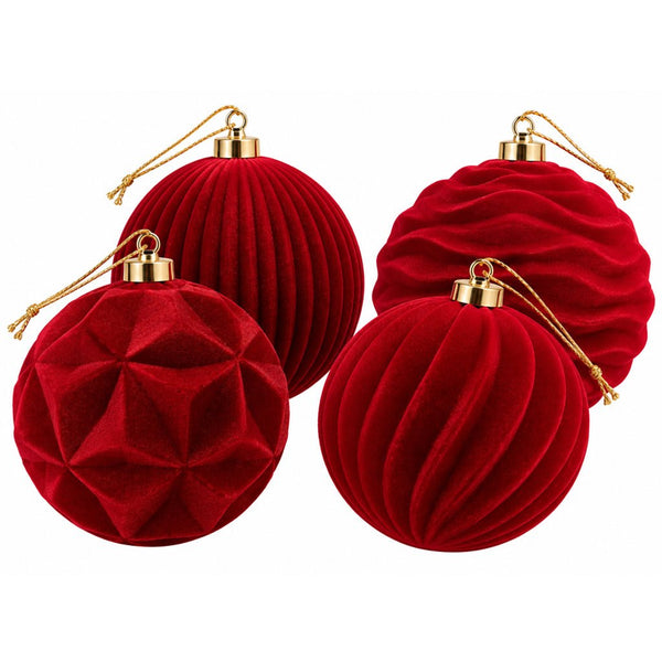Pallina di Natale Velvet Touch 12cm in tre colori | Xone - Perrone Shop