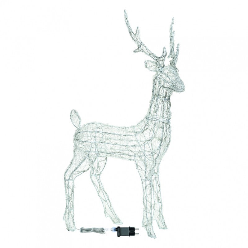Renna 3D Dual LED (Bianco Caldo – Bianco) | Lotti
