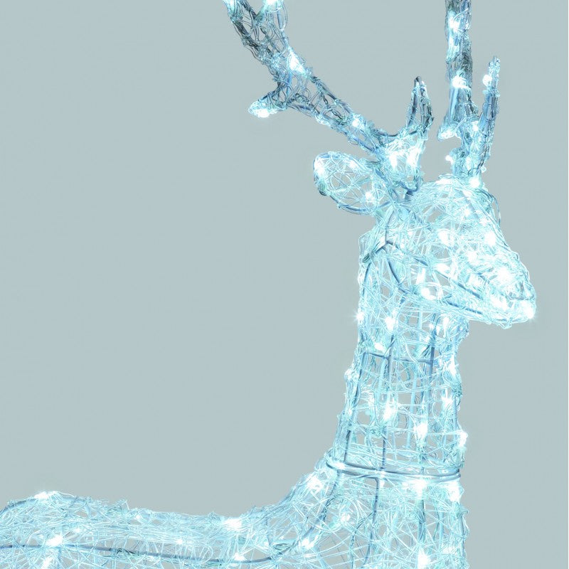 Renna 3D Dual LED (Bianco Caldo – Bianco) | Lotti