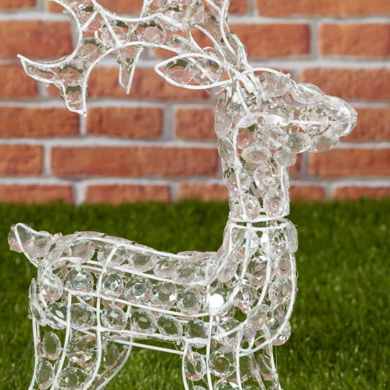 Renna Natalizia luminosa 100 LED Lotti