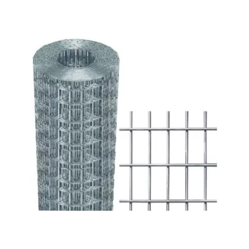 Rete elettrosaldata zincata in rotolo da 25m Xone