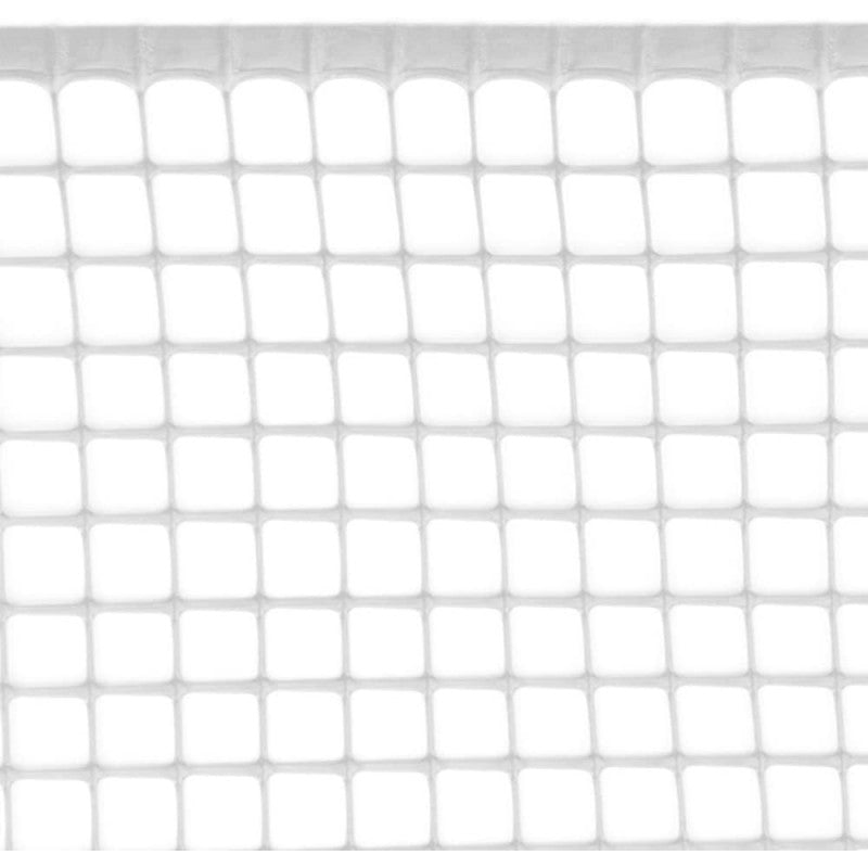 Rete Recinzione Plastificata 10x10mm Bianca 1mt