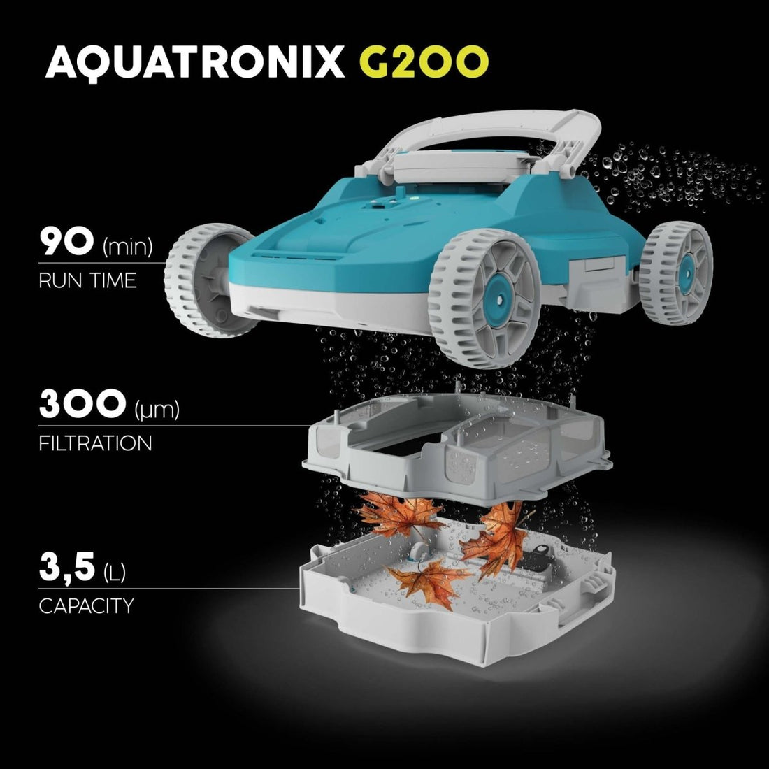 Robot pulitore piscina AquaTronix™ G200 - Perrone Shop