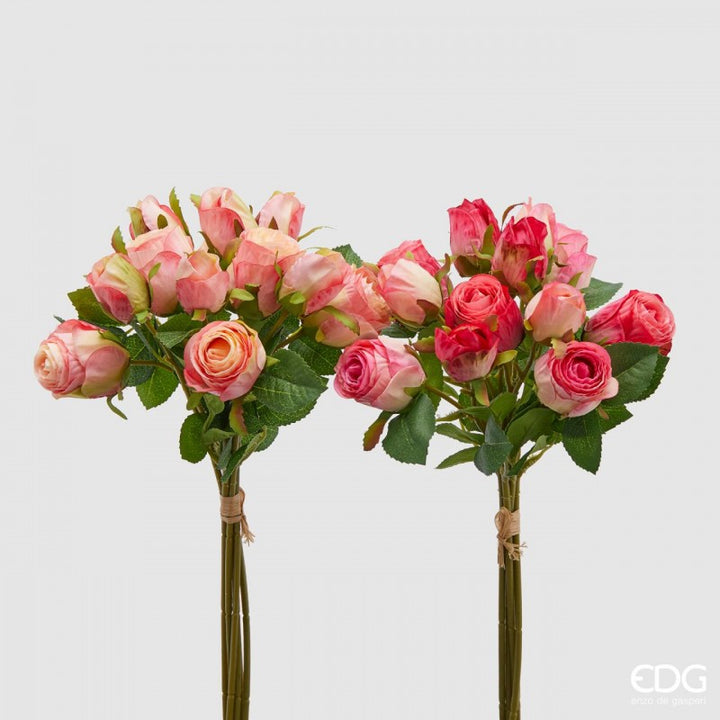 Fiore artificiale Rosa Olis 35h cm EDG