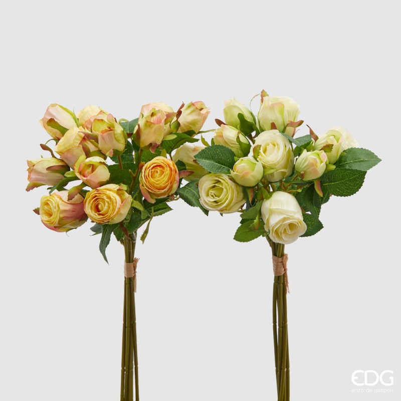 Fiore artificiale Rosa Olis 35h cm EDG