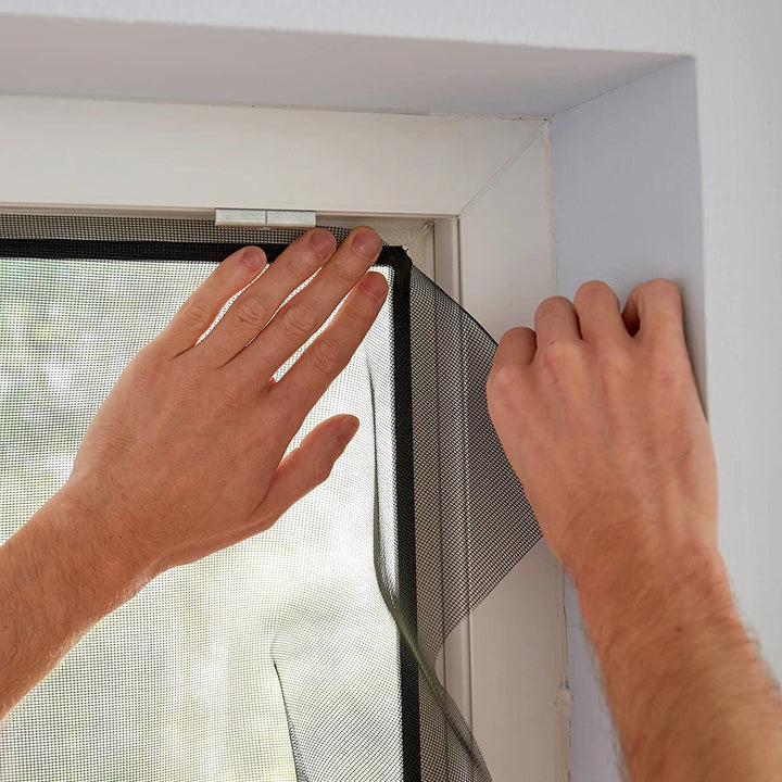 Zanzariera per Finestra Universale in Poliestere Grigia – Stop a Zanzare e Insetti in 2 Minuti