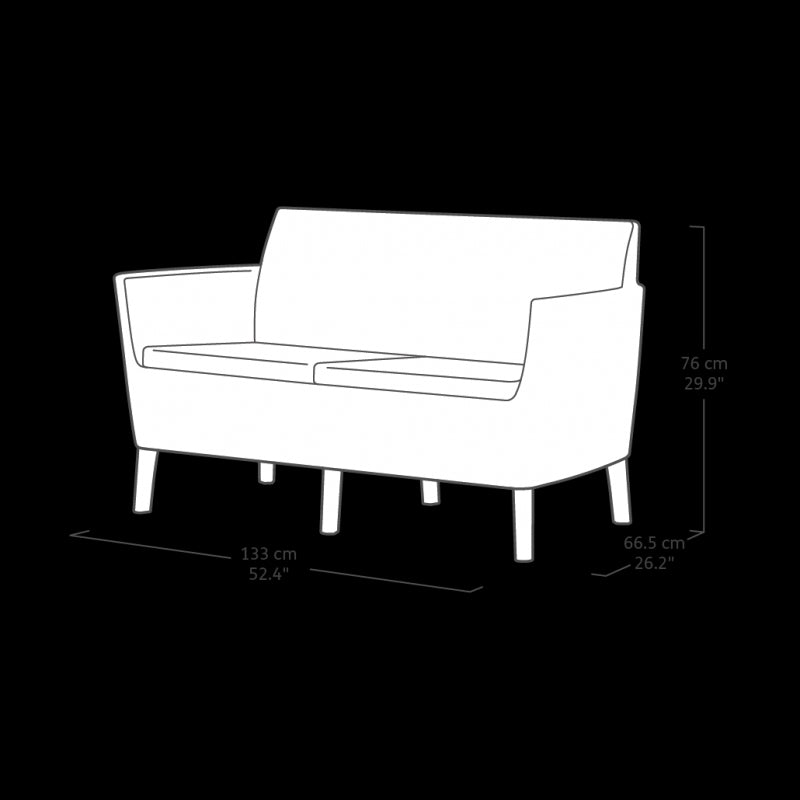 Salemo Lounge Set da giardino| Keter