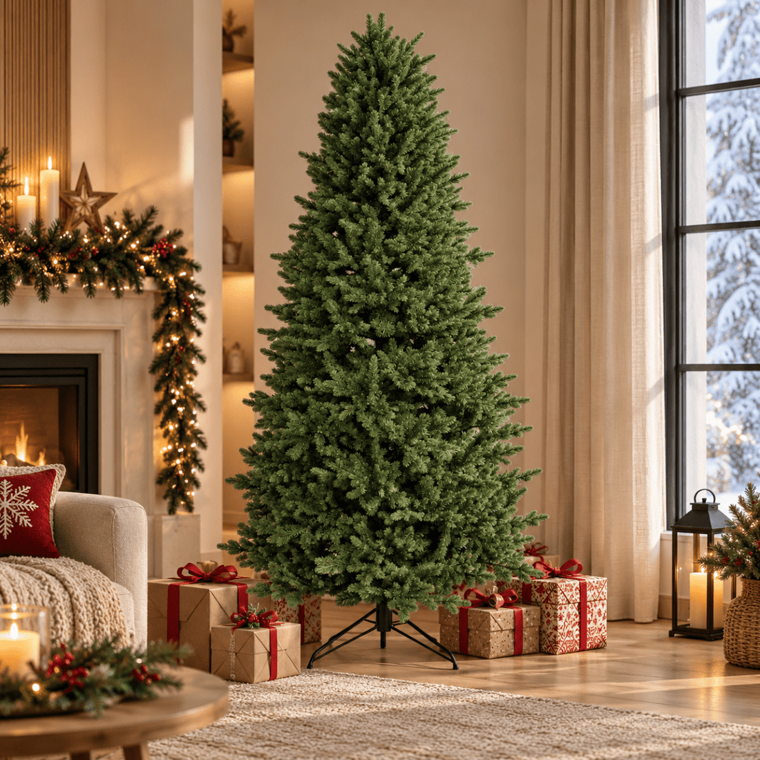 Albero di Natale Sammy Slim PE+PVC folto e conico | Xone - Perrone Shop