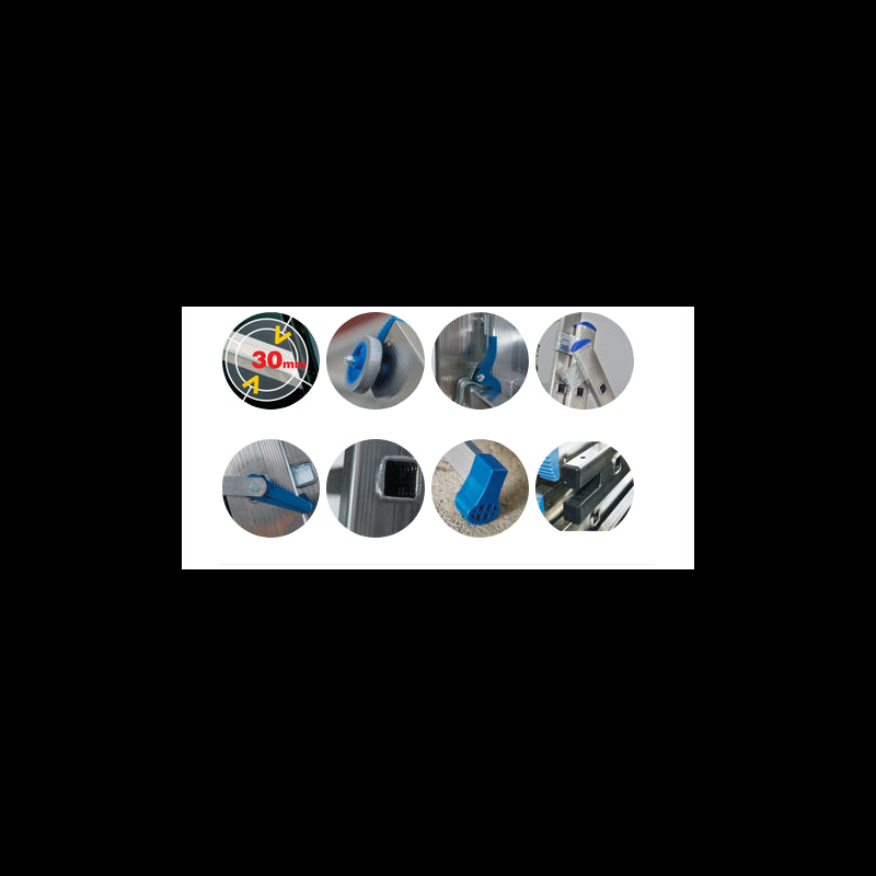 Scala Alluminio Azzurra A2-3,60mt