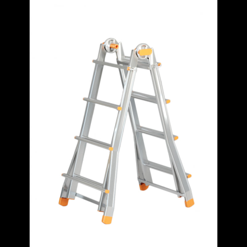 Scala pratic a sfilo acciaio-arancione