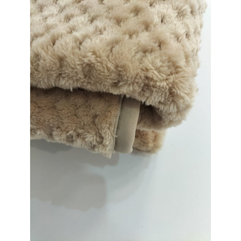 Coperta termica in lana beige | EFFE