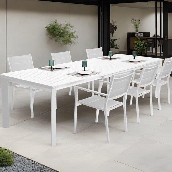 Tavolo estendibile Seattle Bianco 160 (240)x 100 cm - Perrone Shop