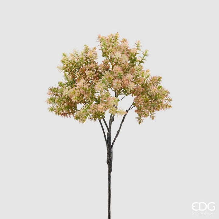 Pianta artificiale Sedum Bell Cespuglio altezza 50cm Rosa|EDG