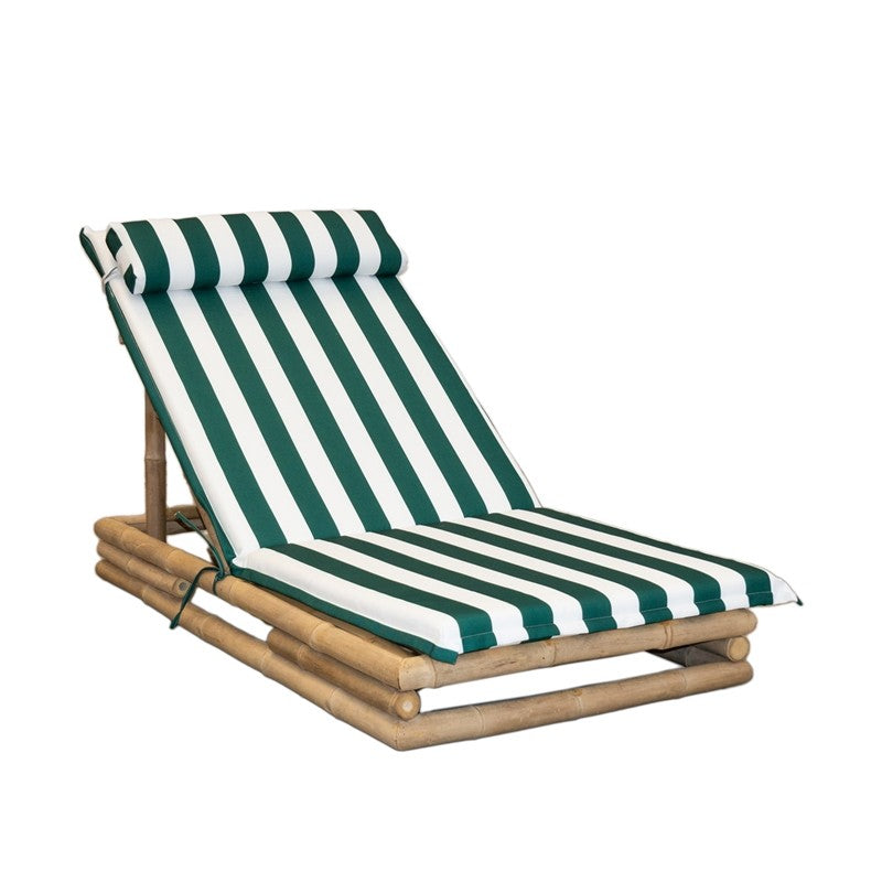 Seduta Cuscino a Righe in Bamboo