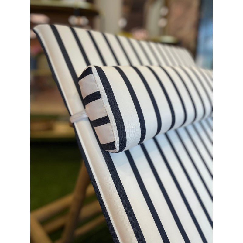 Seduta Cuscino a Righe in Bamboo