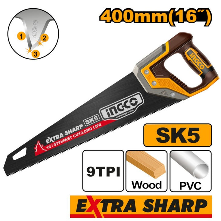 Segaccio A Mano 400mm Sk5 Per Legno-pvc