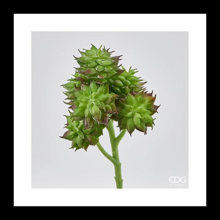 Pianta artificiale Sempervivum Eden 20h cm EDG