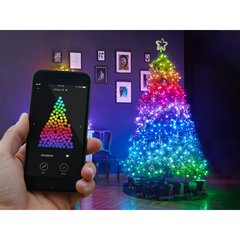 Luci di Natale Strings Smart 250 LED RGB + W II Generazione Twinkly