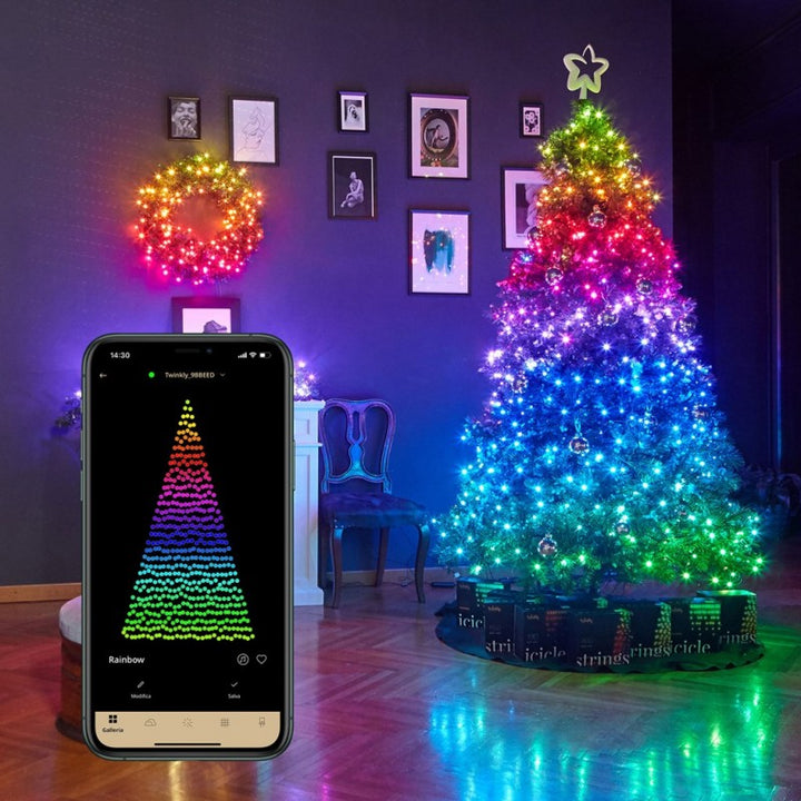 Luci di Natale Smart 400 LED RGB II Generazione Strings Twinkly