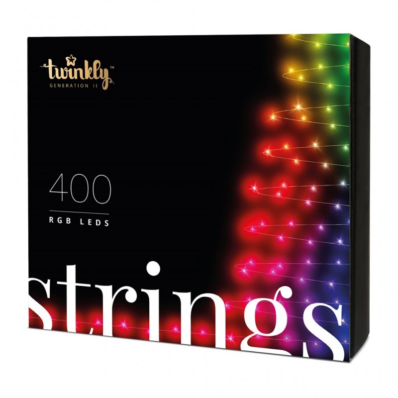 Luci di Natale Smart 400 LED RGB II Generazione Strings Twinkly
