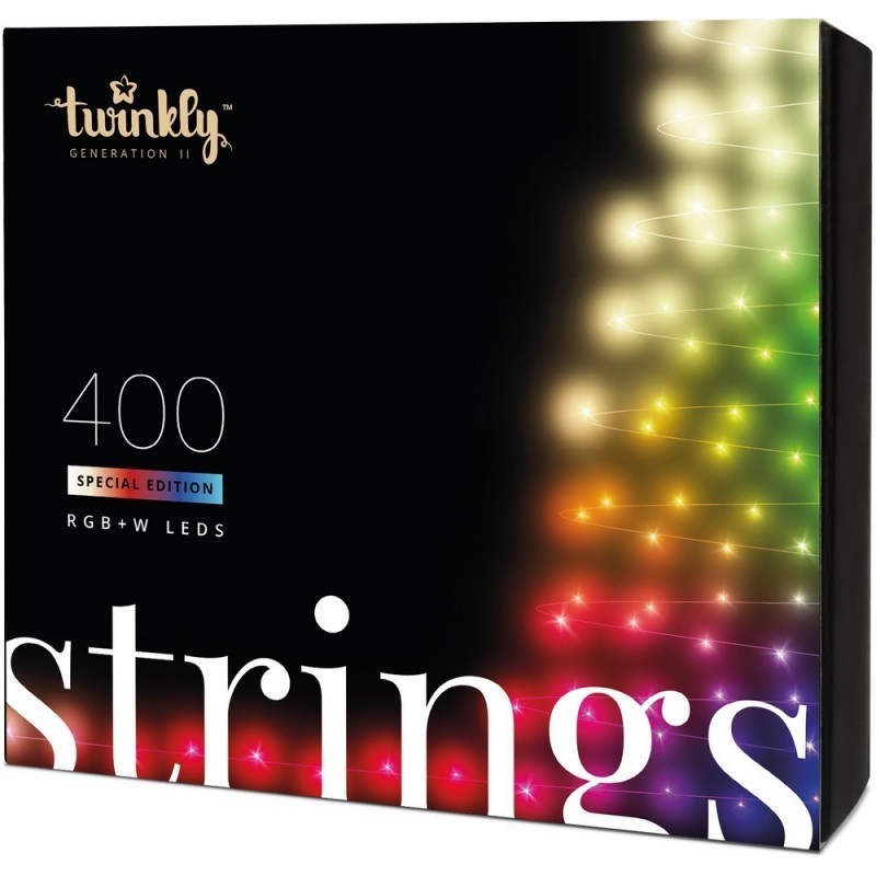 Luci di Natale Strings Smart 400 LED RGB + W II Generazione Twinkly