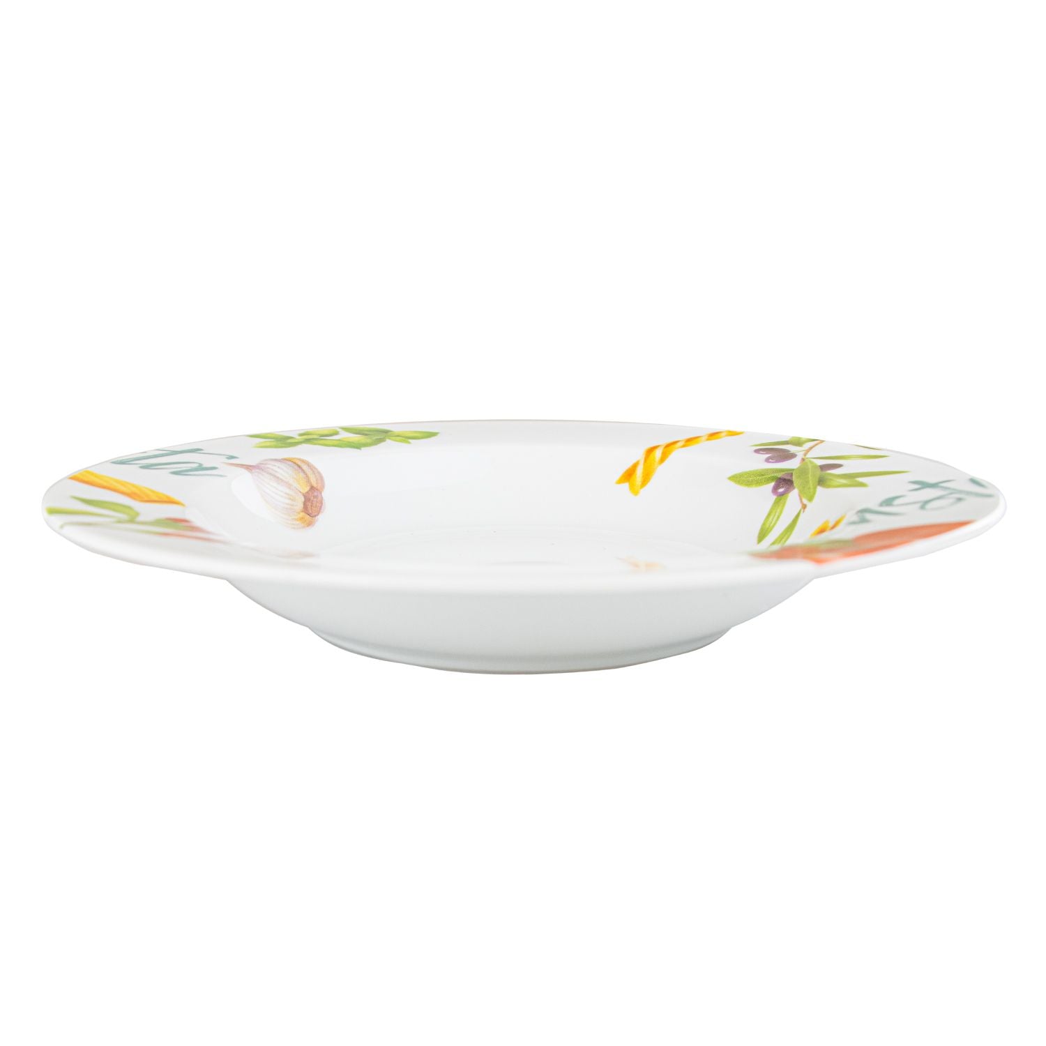 Set completo 12 Piatti + Tovaglia Linea Olimpia Pasta Multicolor