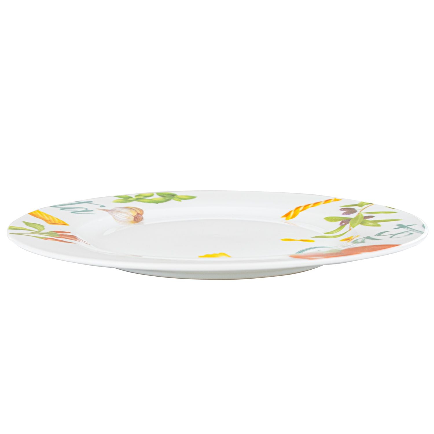 Set completo 12 Piatti + Tovaglia Linea Olimpia Pasta Multicolor