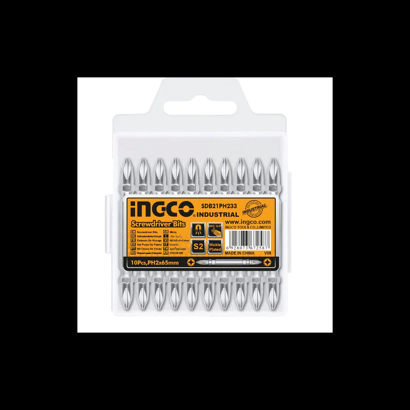 Set inserti per cacciavite Ingco 10 pz