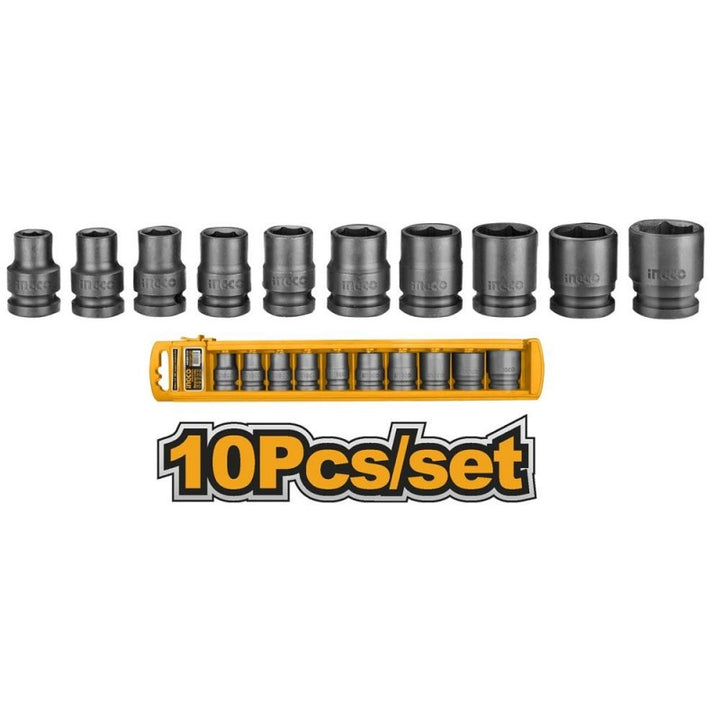Set 10pz bussole ad impatto 1/2poll. 10-24