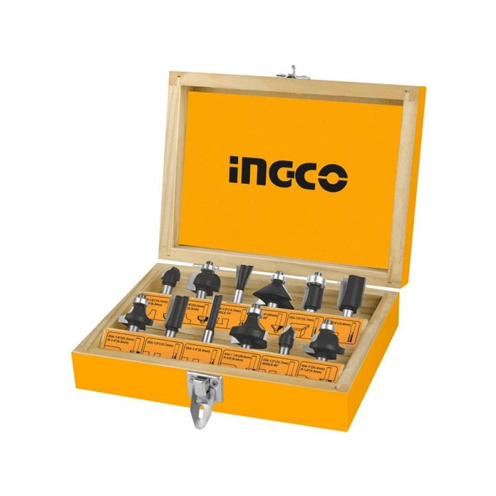 Set 12 frese per legno Ingco