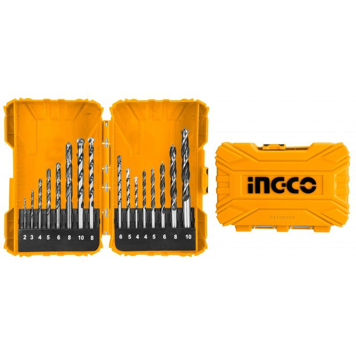 Set 16 punte trapano Ingco per muratura e legno