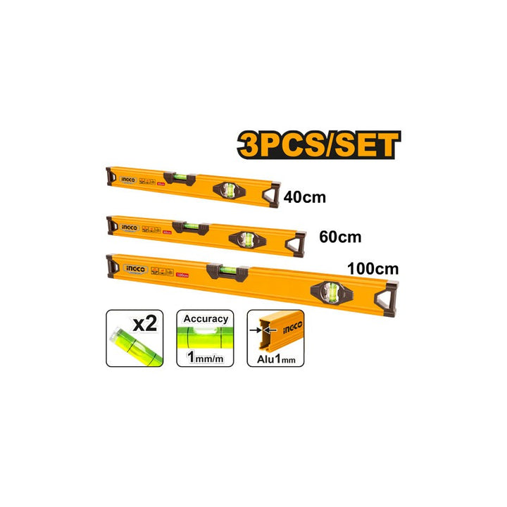 Set 3 Livelle 40/60/100cm