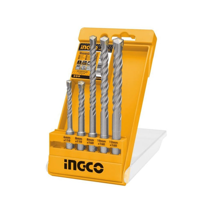 Set 5 punte Ingco per trapano sds